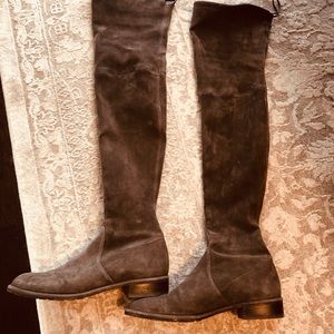 Stuart Weitzman over-the-knee suede boots